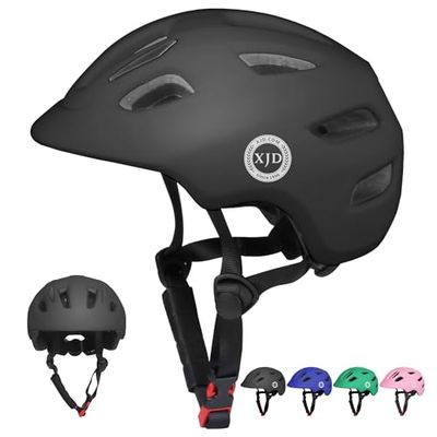 XJD Toddler Multi-Sport Adjustable Helmet, Black, X-Small