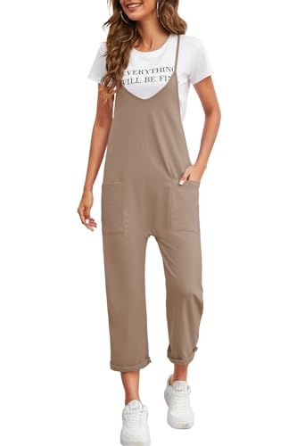 Nirovien Oversized Sleeveless Jumpsuit with Pockets