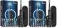 Rtauys Sonic Electric Toothbrush with 8 Brush Heads & Travel Case (Pack of 2)