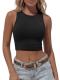 REORIA High-Neck Racerback Cropped Tank Top