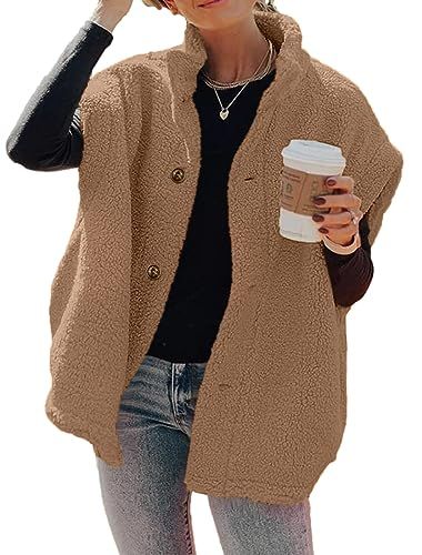 Hongqizo Sleeveless Sherpa Fleece Vest with Pockets