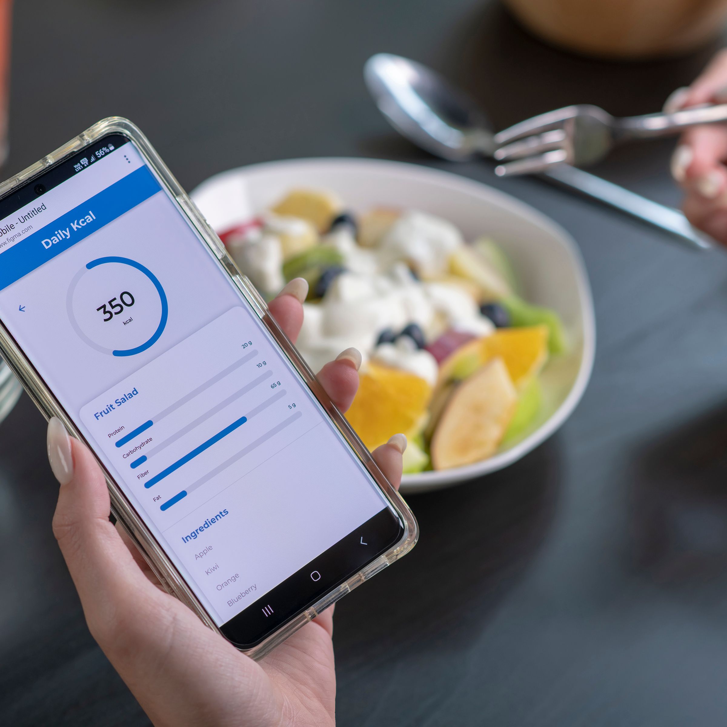 Nutrition Phone App Image