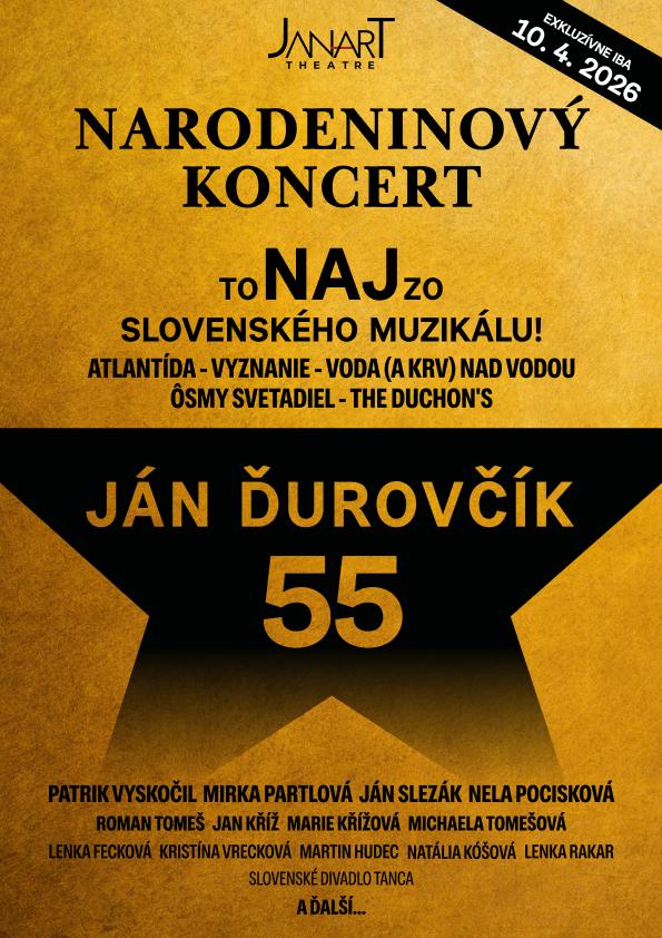 Narodeninový koncert: Ján Ďurovčík 55