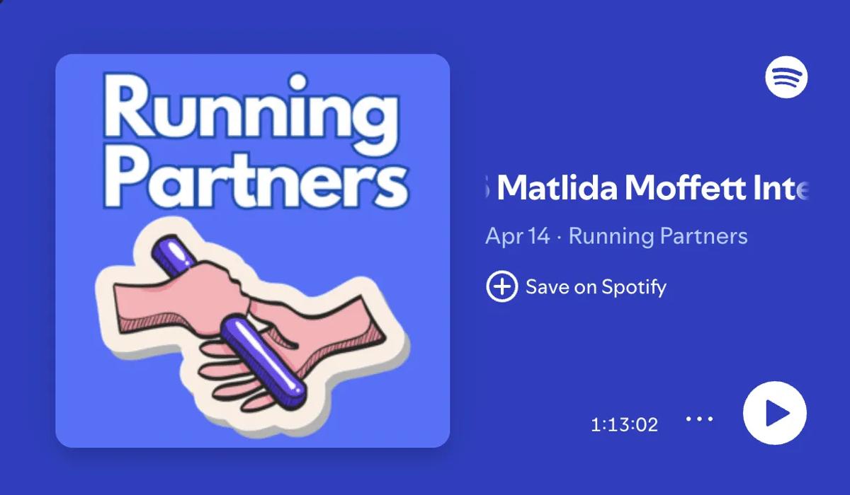 Dr. Matilda Moffett on the Running Partners Podcast