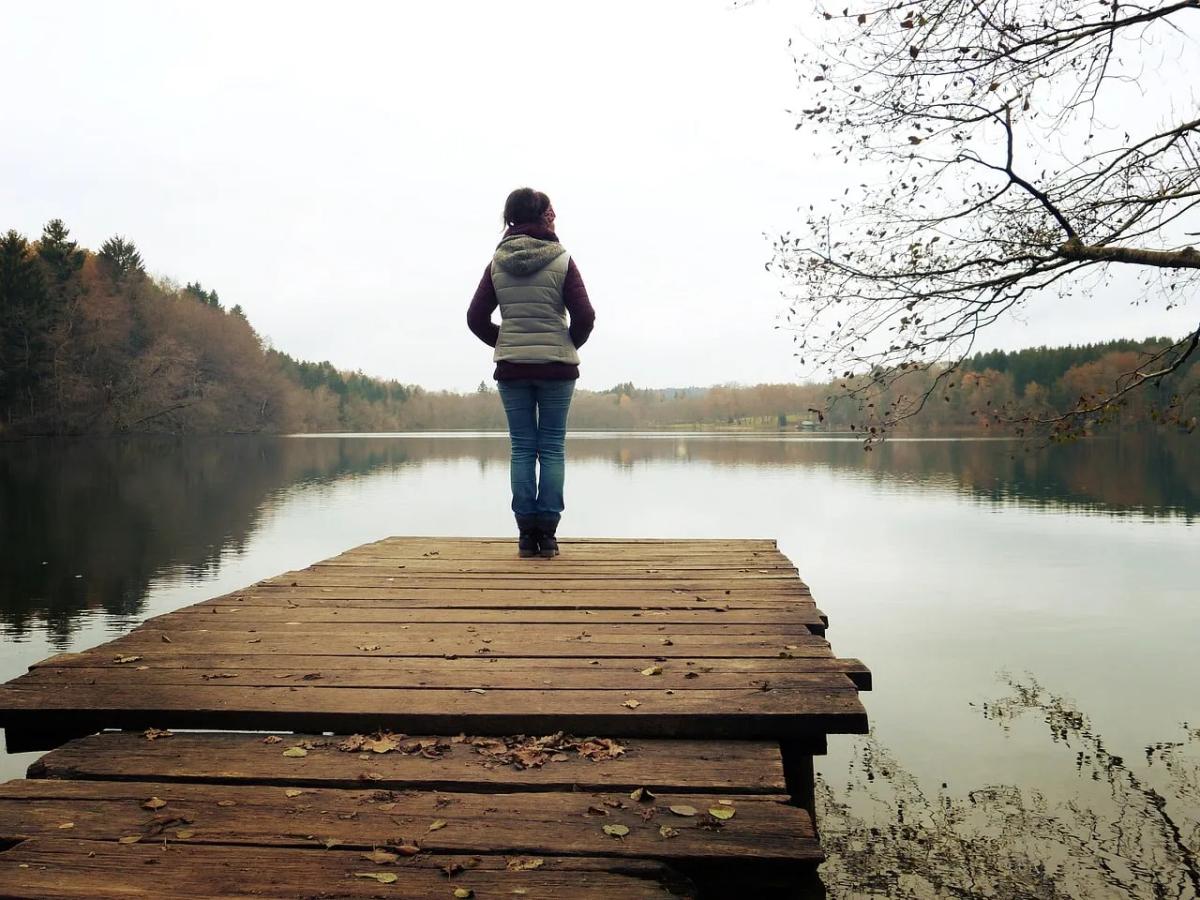 woman thinking about mental health