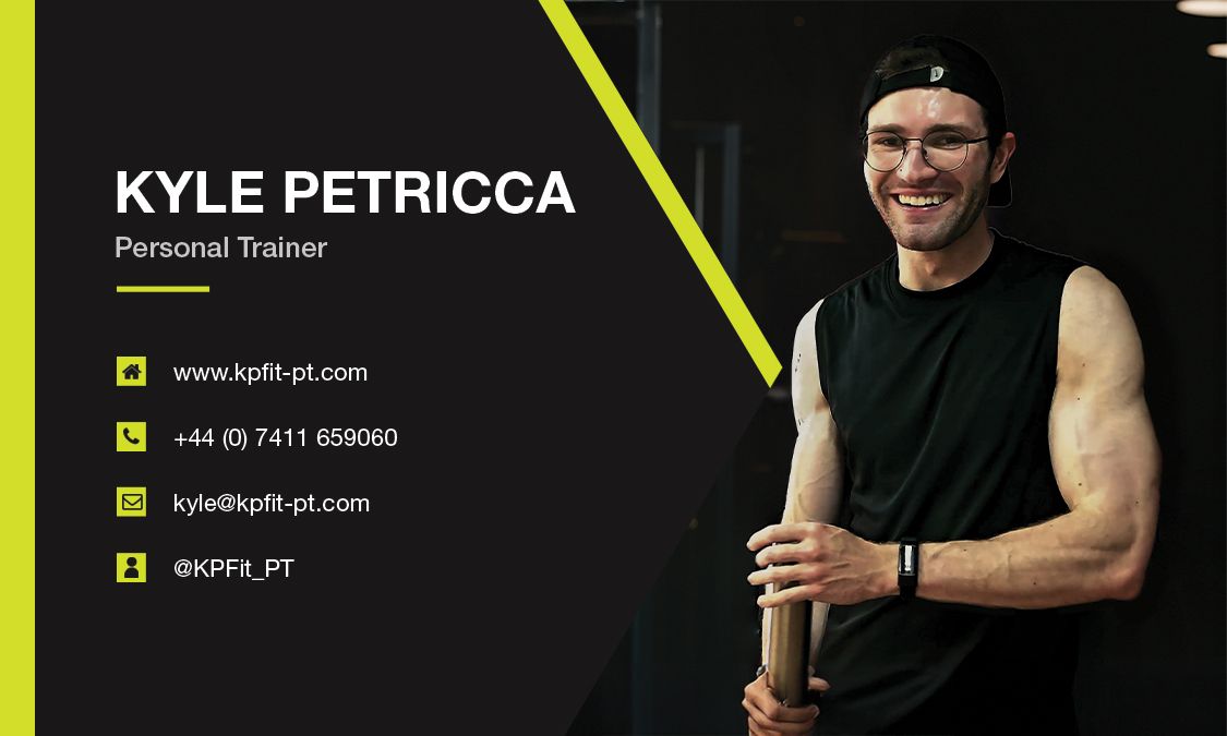 KP Fit business card reverse
