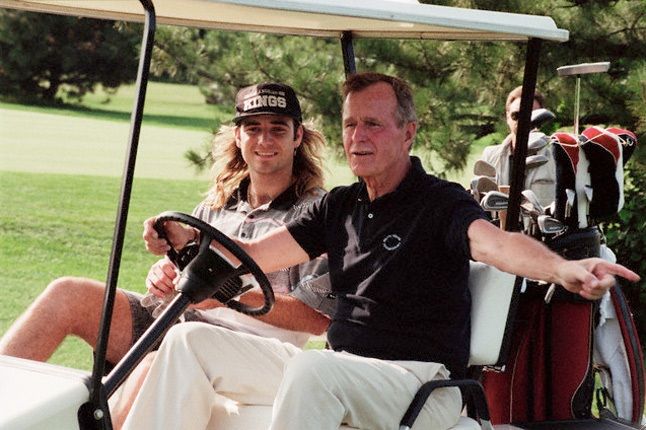 Agassi George Bush 1