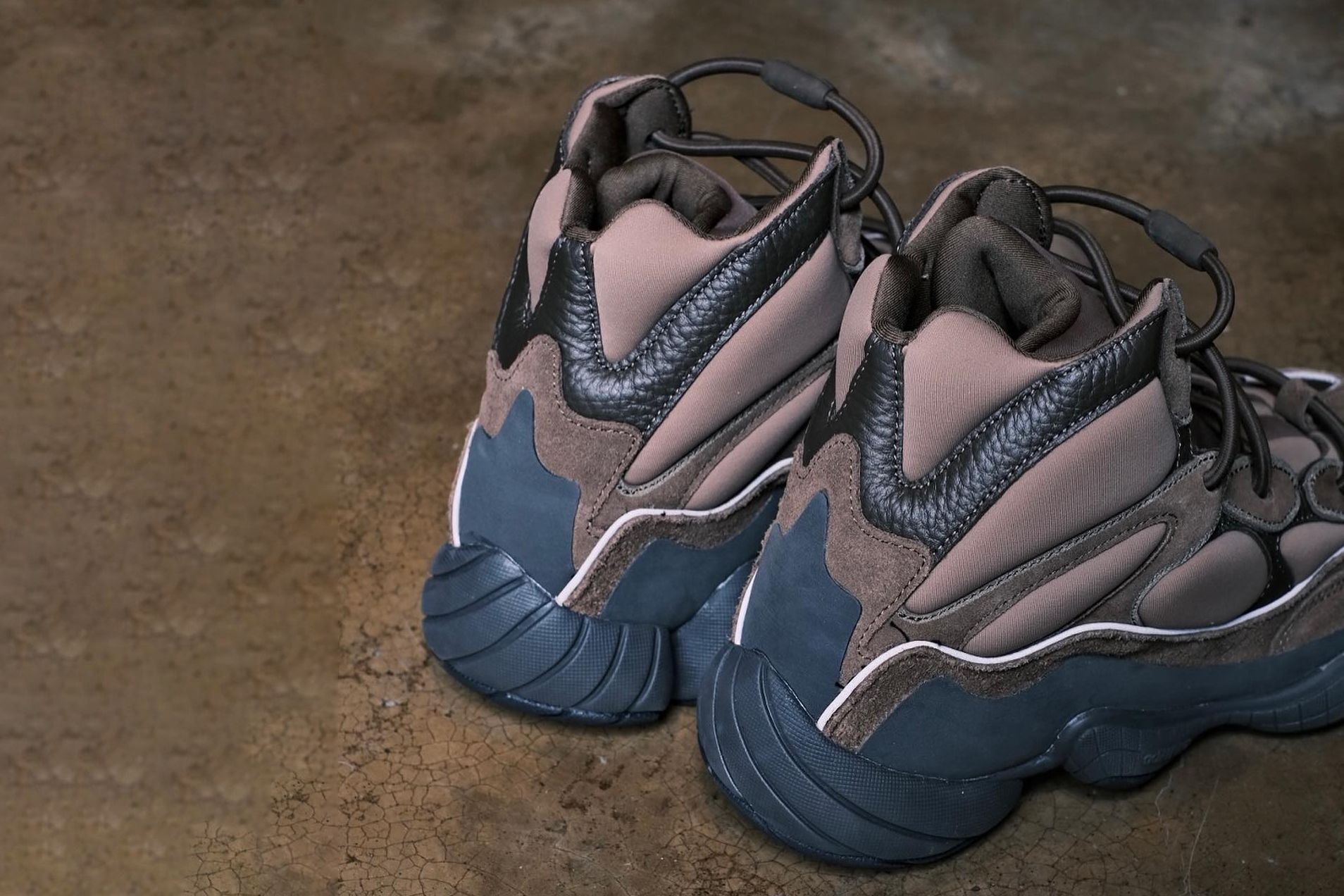 The adidas Yeezy 500 High Appears in Brown and Black - Sneaker Freaker