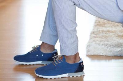Clae Spring Collection Blue With Serrated Sole 1