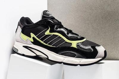Adidas Temper Run Black Grey Neon 1