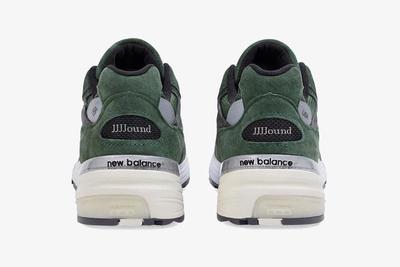 JJJJound New Balance 992 Green Heel