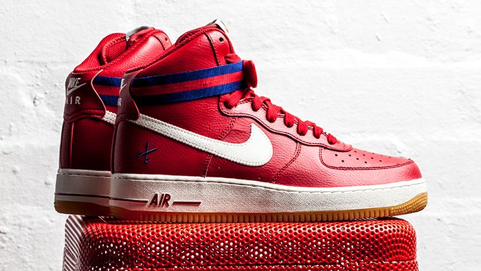 Men's shoes Nike Air Force 1 High ´07 Gym Red/ Gym Red- White