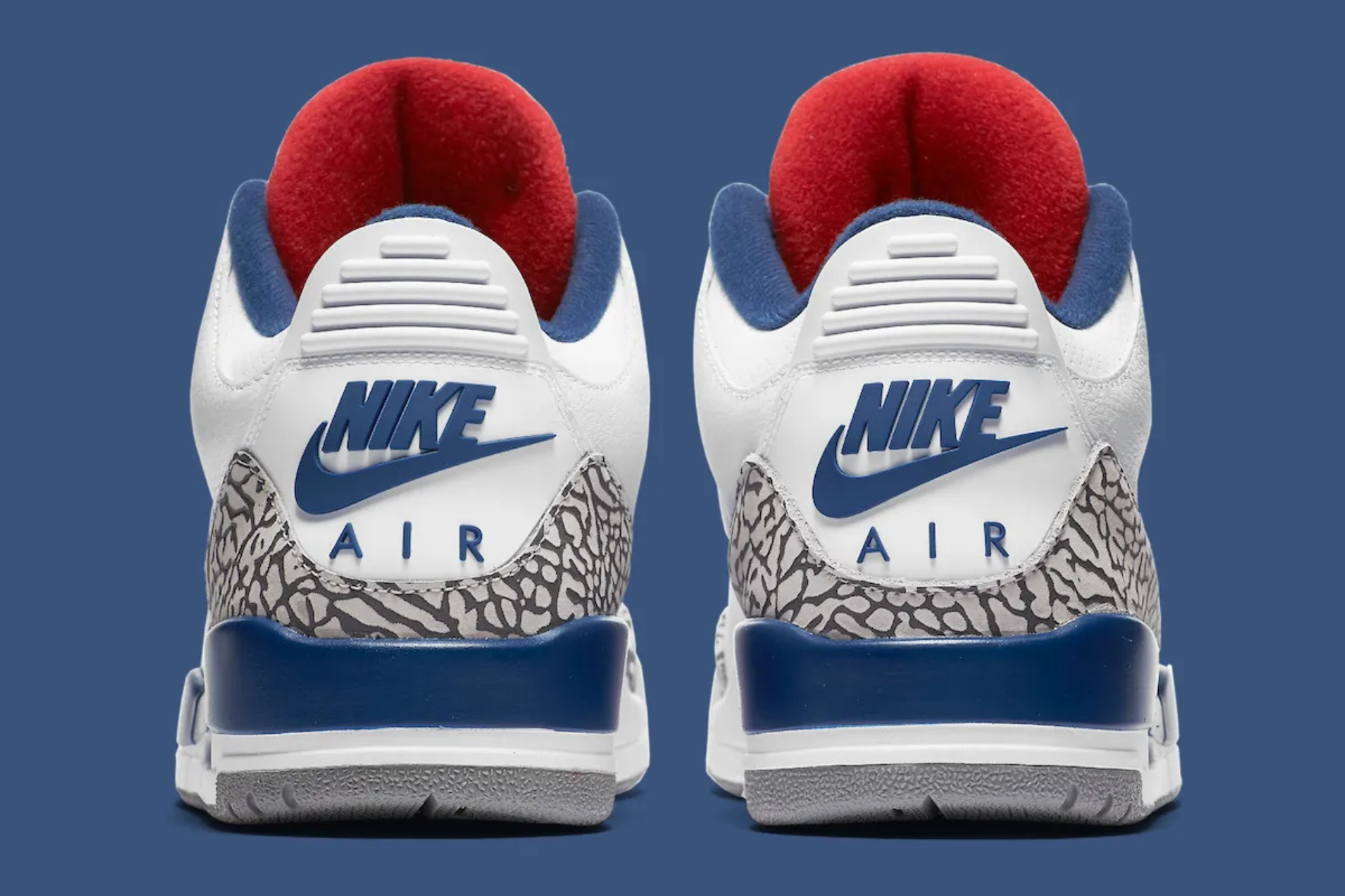 blue red white 3s