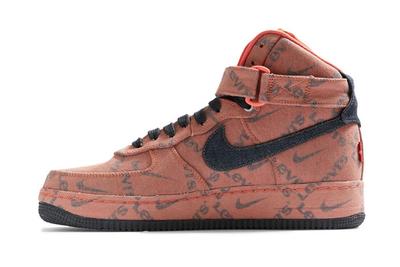 Levis X Nike Air Force 1 Mid Lateral Side