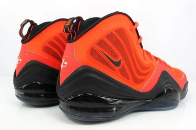 Nike Air Penny V Crimson Black Heels 1