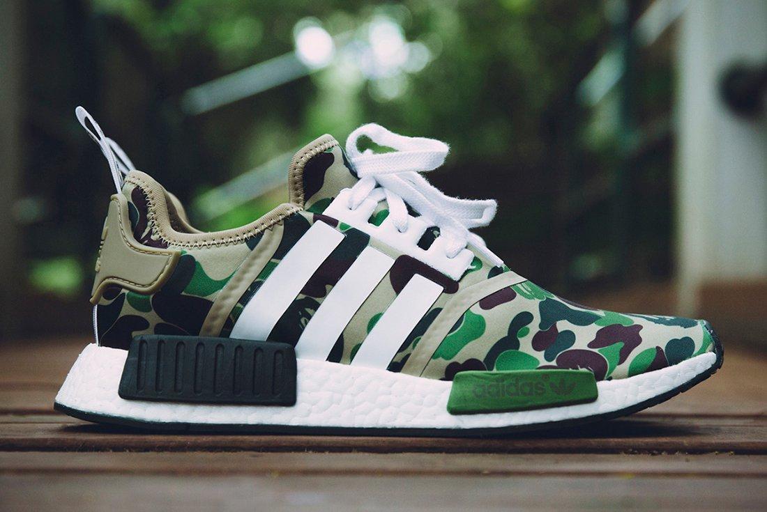 BAPE X adidas NMD_R1 (Camo Pack) - Releases