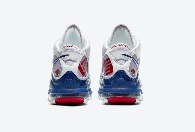 lebron 17 red white and blue