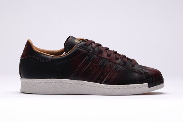 Adidas original superstar fashion 80s brun