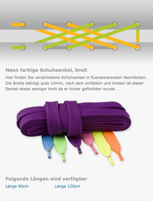 Schnursenkel Laces 1