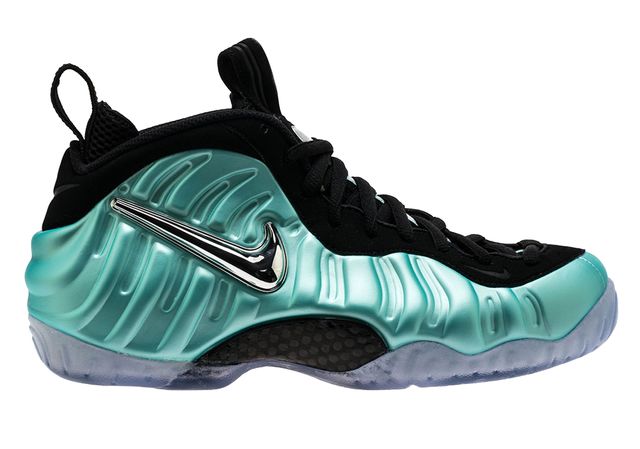 nike foamposite island green