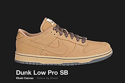 Nike Dunk Sb Low Canvas Khaki Creed 2004 2