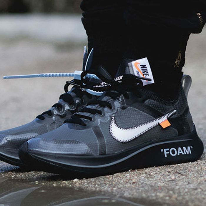 Off-White x Zoom Fly 'Black' and 'Tulip… - Sneaker