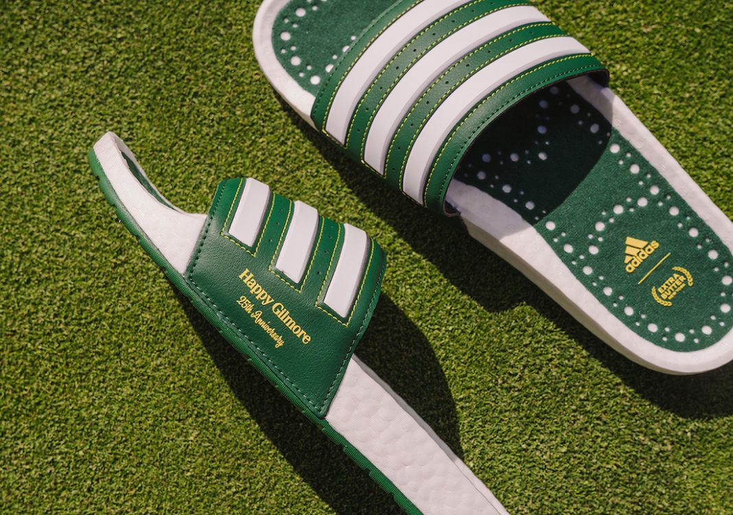 Extra Butter x Happy Gilmore x adidas UltraBOOST 'Gold Jacket' official
