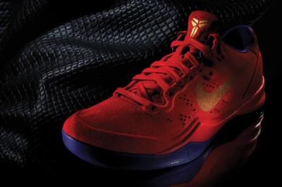 Nike Kobe 8 Ext Red Yots Three Quater 1