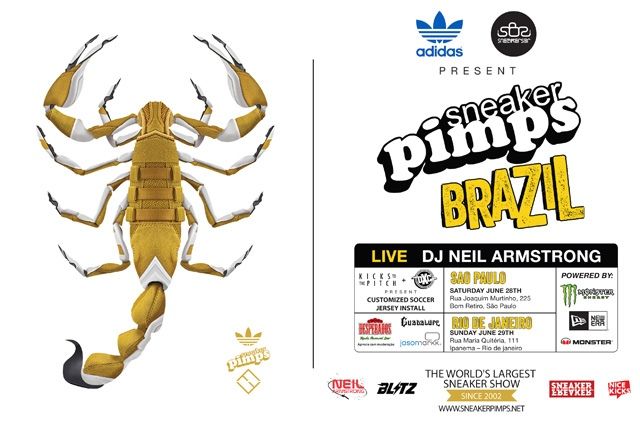 Sneaker Pimps Brazil Flyer