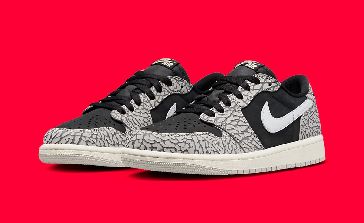 Where to Buy the Air Jordan 1 Low OG 'Black Cement' - Sneaker Freaker