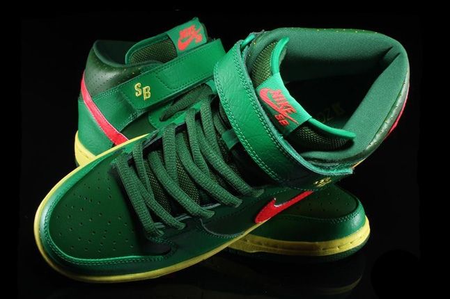 Nikesb Dunk Mid Pro Luck Green 6