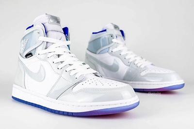 Air Jordan 1 High Zoom R2 T White Racer Blue Ck6637 104 Right Front Angle