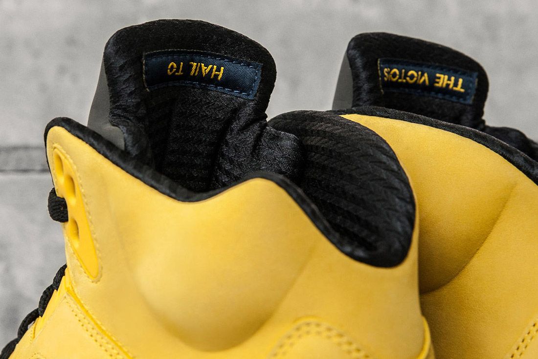 Air Jordan 5 Fab Five Yellow Black 4