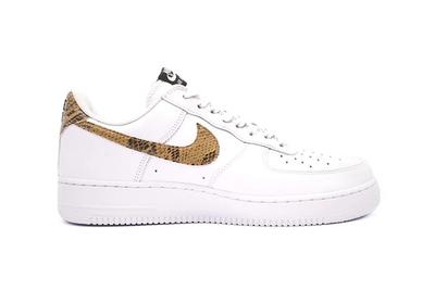 Nike Air Force 1 Low Premium Ivory Snake Lateral Side Shot