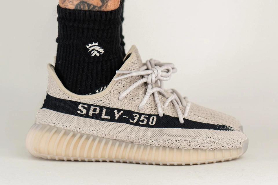 On-Foot Look at the adidas Yeezy BOOST 350 V2 in Beige and Black ...