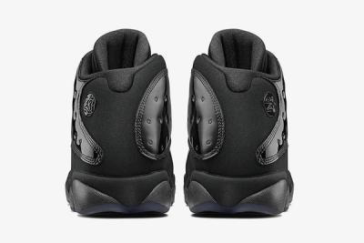 Air Jordan 13 Cap Gown Black 414571 012 Release Date Heel