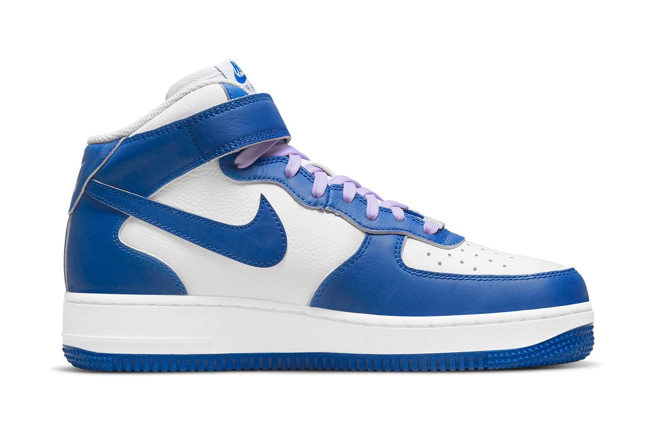 Nike Continue the ‘Kentucky’ Theme On This Air Force 1 Mid - Sneaker ...