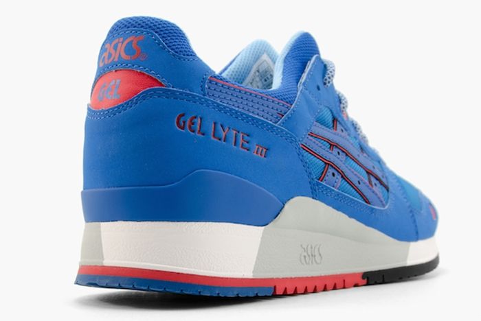 Uitrusting Prelude commentator ASICS Gel Lyte III (Mid Blue/Red) - Sneaker Freaker