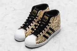 Adidas Superstar Up Wmns Gold Splatter Thumb