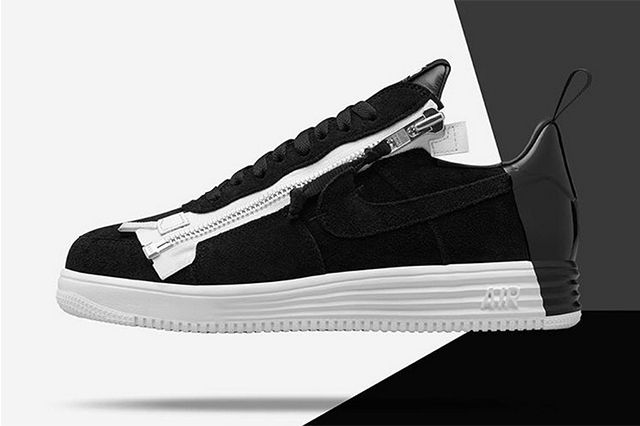 靴 Acronym x Nike Lunar Force 1 Black 26 cm Nike Lunar Force 1 Low Acronym Black White for Sale