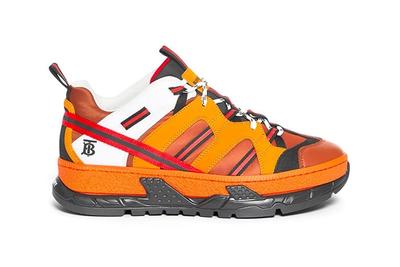 Burberry Union Sneaker Orange Lateral