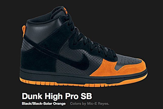 Nike Solar Orange Dunk Hi Pro Sb 2010 1