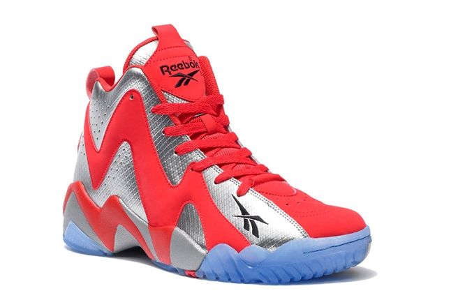 reebok kamikaze red and silver