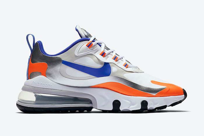 Nike Air Max 270 React Knicks Cw3094 100 Medial
