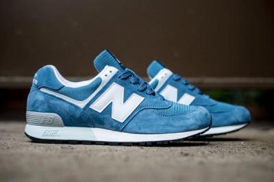 Nordstrom X Newbalance576 Skyblue Sideview