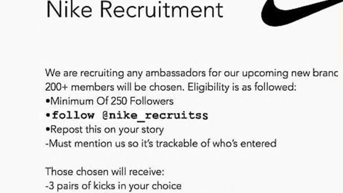 Fake Nike Recruitment Campaign is Catching People Out - Sneaker Freaker