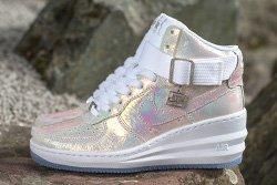 Nike Wmns Lunar Force 1 Sky Hi Qs (Mother Of Pearl)