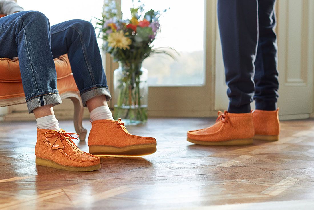 Release Date: END. x Clarks Wallabee 'Oxford Flowers' Colab 