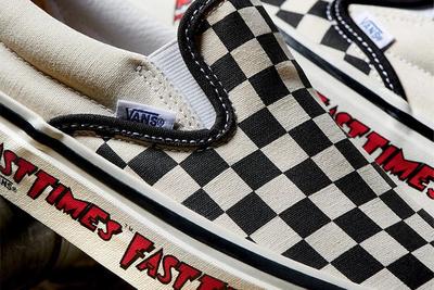 Vans Checkerboard Slip On Fast Times Tongue