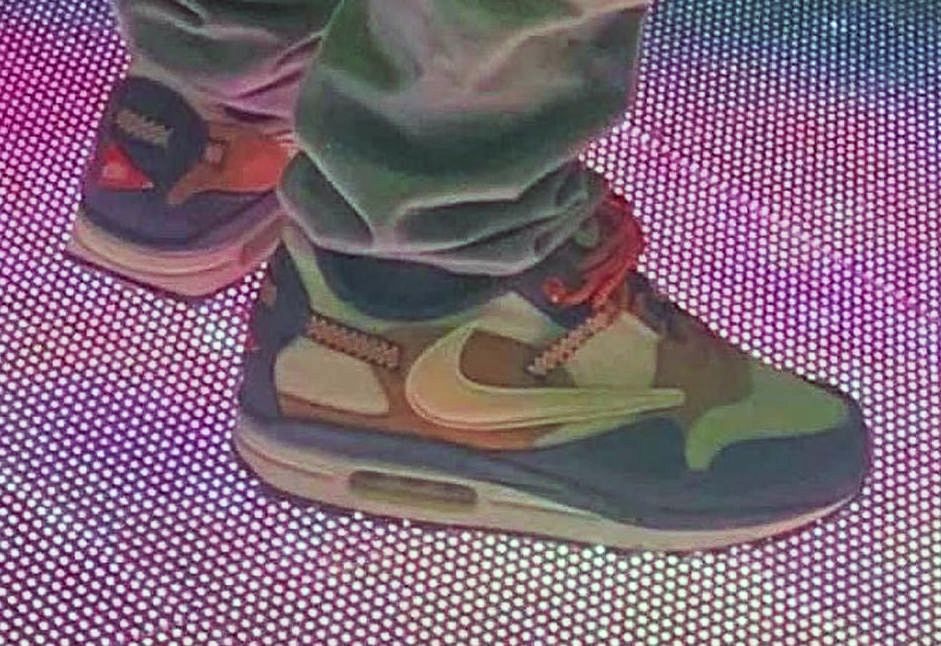 First Look: Travis Scott Spotted in Nike Air Max 1 'Cactus Jack 